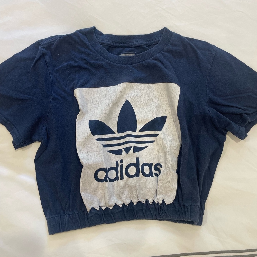 CUSTOMIZED Adidas crop top